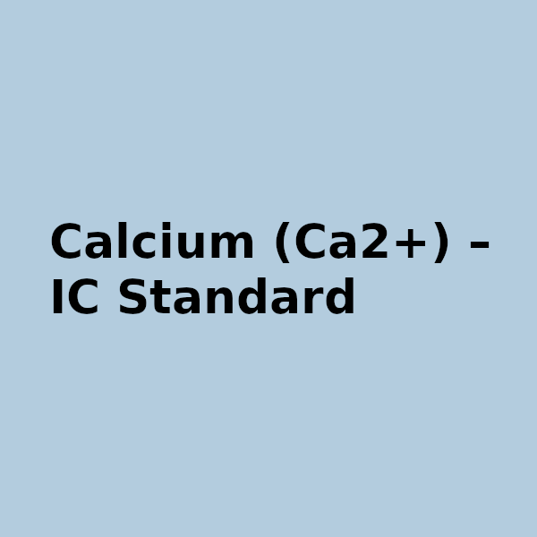 Calcium (Ca2+) - IC Standard | ISC Science