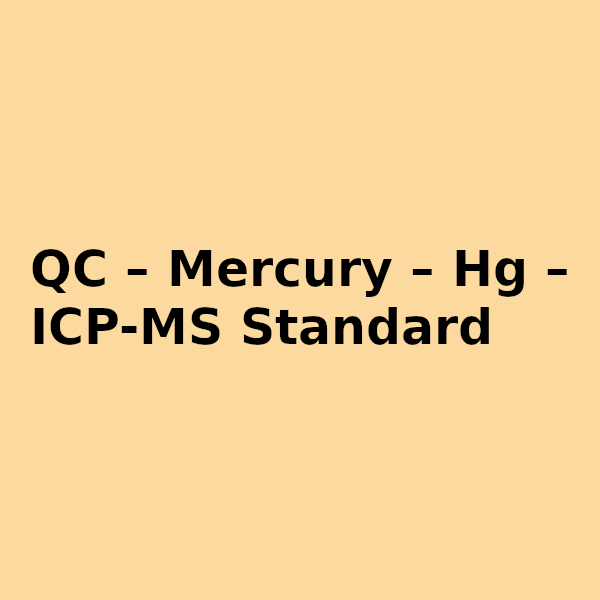 QC - Mercury - Hg - ICP-MS Standard | ISC Science